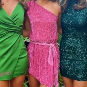 Retrofete Pink Mini Dress XS